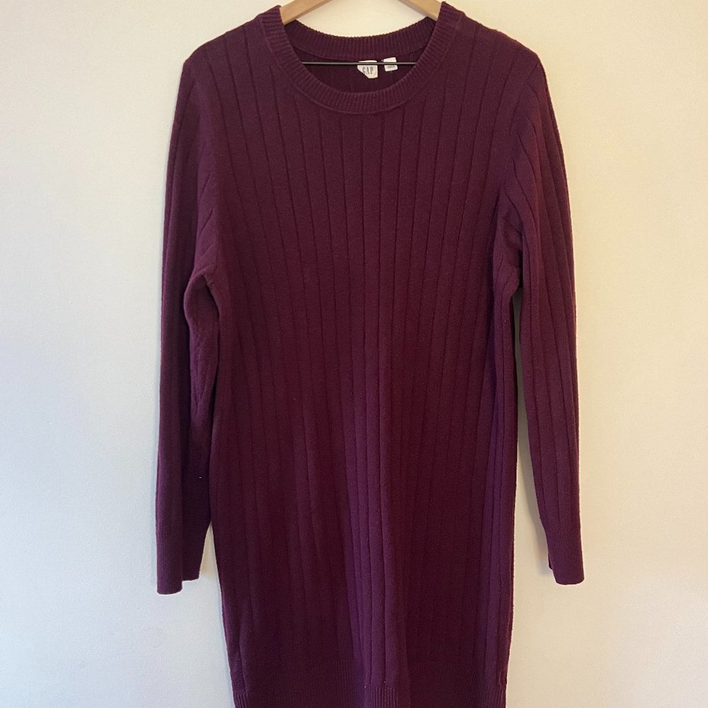 Gap Sweater dress Maroon/Burgundy